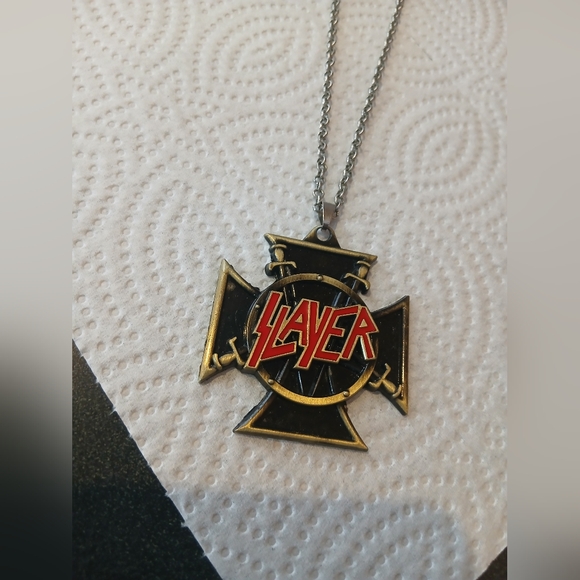 Slayer Band Necklace Metal Music Accessories Pendant - Picture 2 of 7